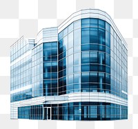 PNG  Office building architecture city white background.