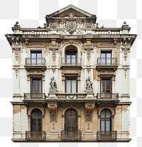 PNG  Old building in milan architecture window city
