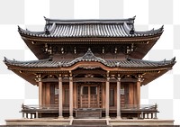 PNG  Local rural japanese wood temple architecture building pagoda.