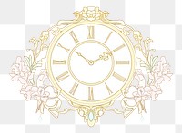 PNG Clock Alphonse Mucha style decoration creativity chandelier.
