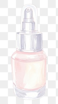 PNG Serum cosmetic cosmetics bottle perfume.