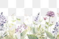 PNG Minimal purple flowers backgrounds blossom pattern