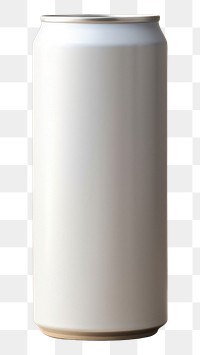 PNG Can mockup refreshment container cylinder.