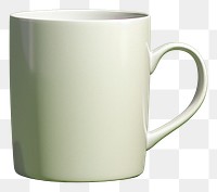PNG Coffee cup mockup porcelain drink green.