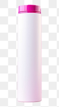 PNG Tube mockup cylinder magenta purple.