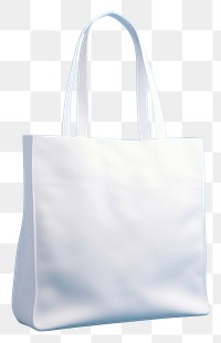 PNG Tote bag mockup handbag white blue.