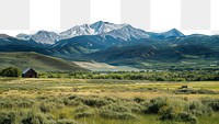 PNG Colorado in America landscape grassland mountain.