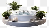 PNG Jacuzzi Tub bathtub white background relaxation.