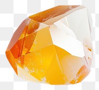 PNG Orange and white gem gemstone crystal mineral.