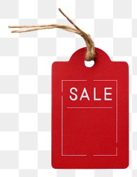 PNG  Sale text red white background accessories.