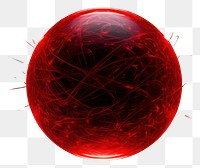 PNG Red light lighting sphere.