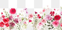 PNG Pink flowers backgrounds blossom pattern