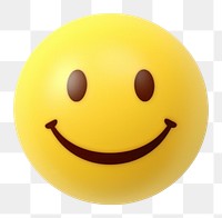 PNG Cute happy emoji icon white background anthropomorphic investment