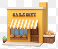 PNG  Bakery small business architecture dollhouse letterbox.