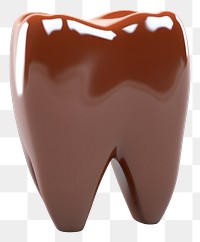 PNG Tooth chocolate vase white background.