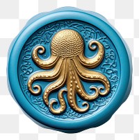 PNG  Octopus blue sea accessories. AI generated Image by rawpixel.
