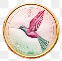 PNG  Bird hummingbird jewelry locket. AI generated Image by rawpixel.