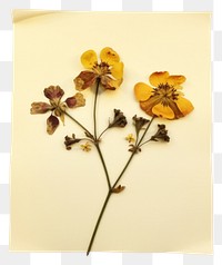 PNG Real Pressed a wallflower plant petal paper.