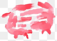 PNG Pig painting white background splattered.