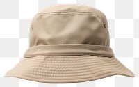 PNG  Bucket hat khaki white background headwear. AI generated Image by rawpixel.