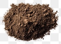 PNG  Soil powder white background ingredient. AI generated Image by rawpixel.