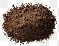 PNG  Soil powder white background ingredient. AI generated Image by rawpixel.