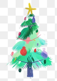 PNG Chistmas tree christmas white background illuminated. 