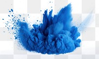 PNG  Powder blue white background splattered. AI generated Image by rawpixel.