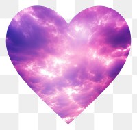 PNG Outdoors purple nature heart.