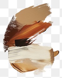 PNG Acrylic paint brown brush stroke art creativity painting.