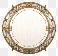 PNG Oval art nouveau photo gold 