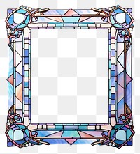 PNG  Arch art nouveau frame glass white background.