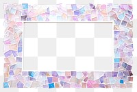 PNG  Diamond backgrounds mosaic frame.