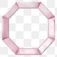 PNG  Pink Octagon jewelry pink art.