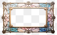 PNG  Antique Victoria art frame white background.