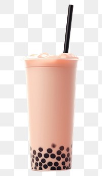 PNG  Milk bubble tea drink cup refreshment.