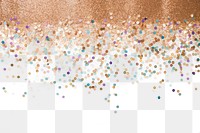 PNG Border glitter backgrounds confetti. AI generated Image by rawpixel.