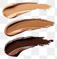 PNG Chocolate brown white background cosmetics.