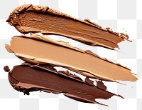 PNG Brown white background cosmetics chocolate.