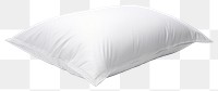 PNG  A bed pillow cushion white white background. AI generated Image by rawpixel.