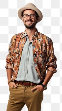 PNG An artist standing shirt adult. AI generated Image by rawpixel.