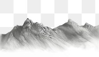 PNG Hill and mountain outdoors drawing nature. AI generated Image by rawpixel.