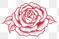 PNG  Rose drawing flower sketch.
