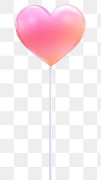 PNG  Candy lollipop balloon heart. AI generated Image by rawpixel.