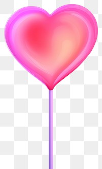 PNG  Candy heart lollipop purple. AI generated Image by rawpixel.