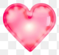 PNG  Heart light pink red. AI generated Image by rawpixel.