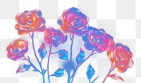 PNG Line roses neon light effects flower purple plant. AI generated Image by rawpixel.