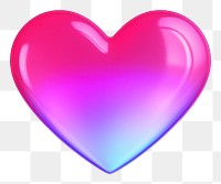 PNG Pastel neon heart pink red illuminated. AI generated Image by rawpixel.