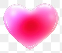 PNG  Pastel neon heart abstract night red