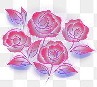 PNG Rose pattern purple flower. AI generated Image by rawpixel.